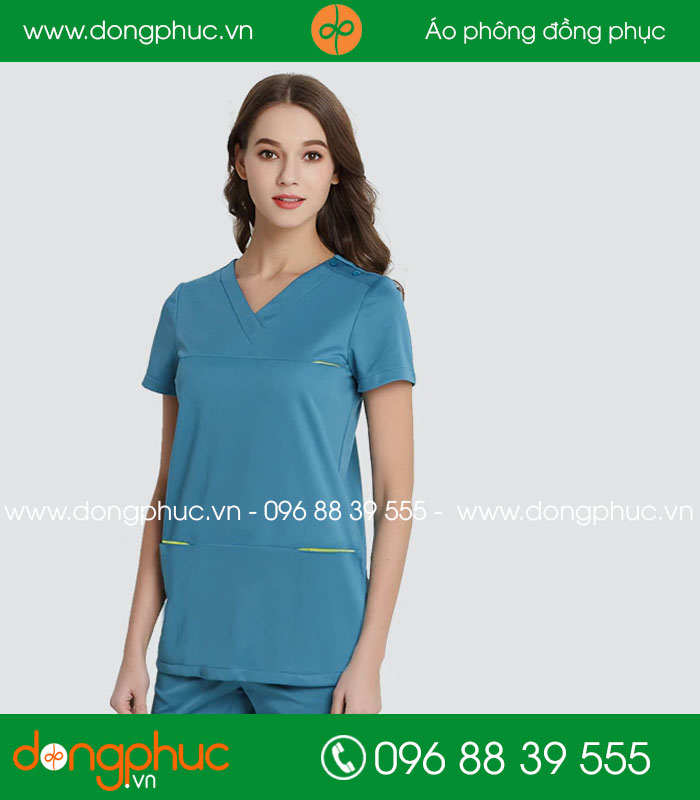 Đồng phục phòng mổ màu xanh